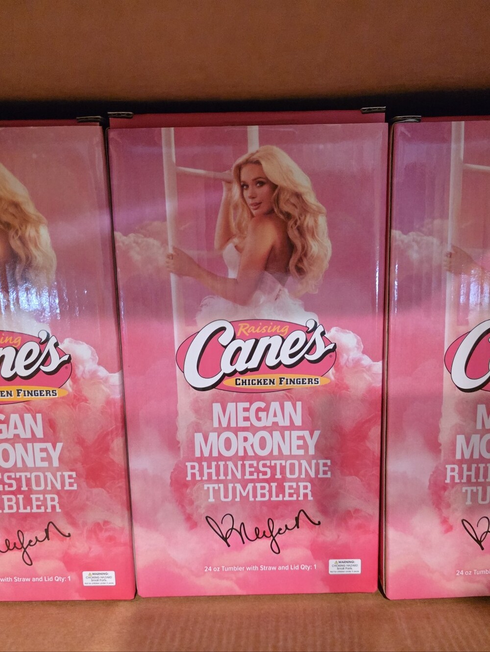 Megan Moroney x Raising Canes Pink Rhinestone Tumbler Limited Edition(3/3 Avail) - Picture 2 of 2